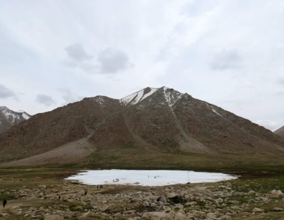Frozen Lake en-route Changla Pass